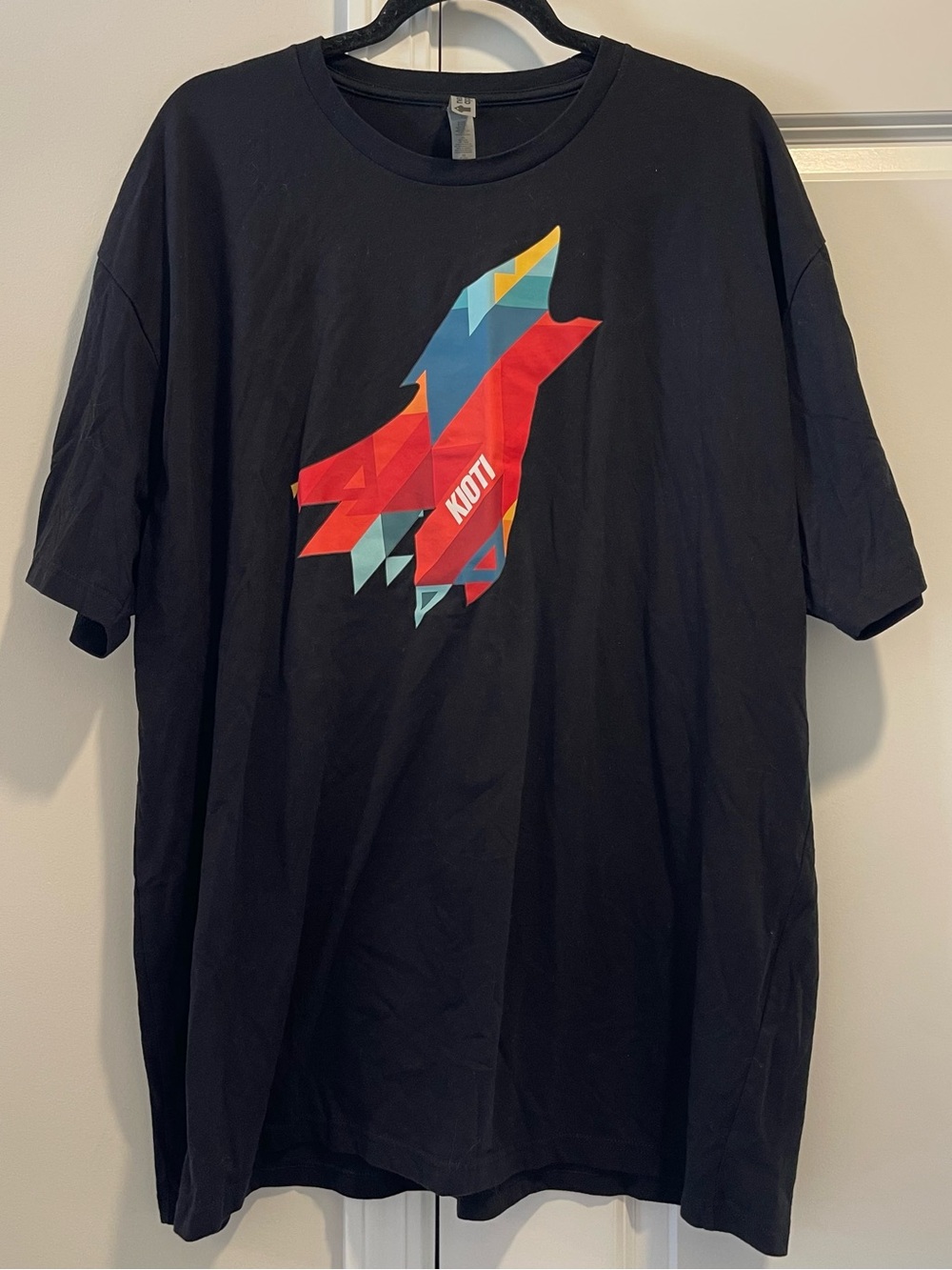Kioti Tractor Graphic Tee Black Multicolor Logo Print Shirt Top Men’s Size 3XL